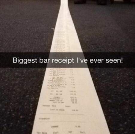 Le ticket de caisse le plus long du monde
