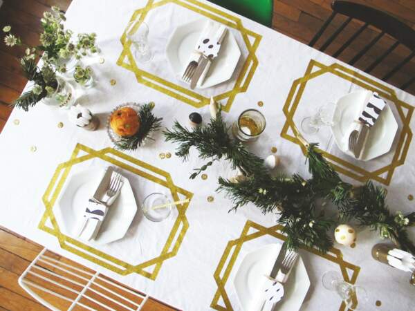 Table de noël : nos idées pour avoir une décoration de table chic et faite  maison : Femme Actuelle Le MAG