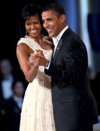 En 2009 déjà, Michelle Obama resplendissait dans une robe signée du styliste Jason Wu