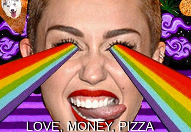 Miley Cyrus : pour ses montages photoshop complètement absurdes 
