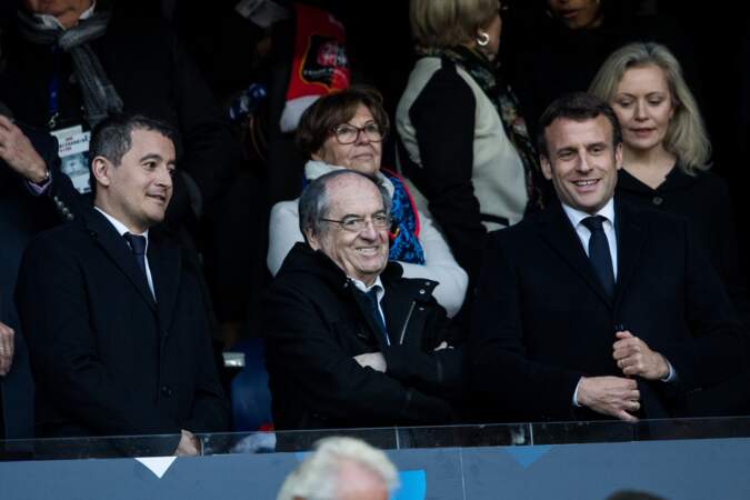  Noël Le Graët, dirigeant de la Fédération française de football et Gérald Darmanin étaient également présents.