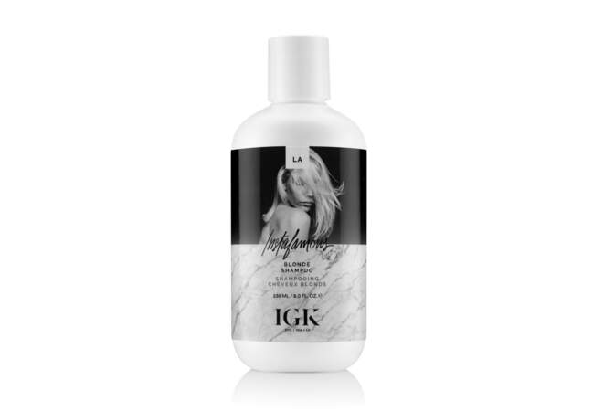 Le shampooing pour cheveux blonds Instafamous IGK