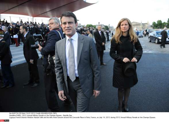 Manuel Valls et Anne Gravoin