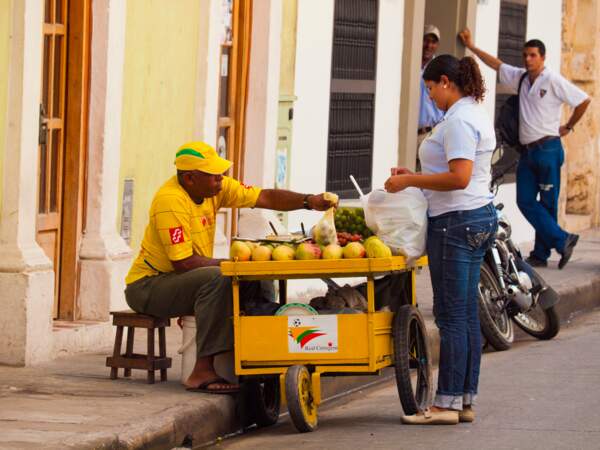 Vendeur de fruits à Carthagène