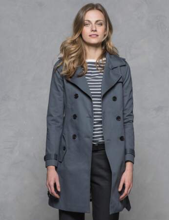 Le trench gris 