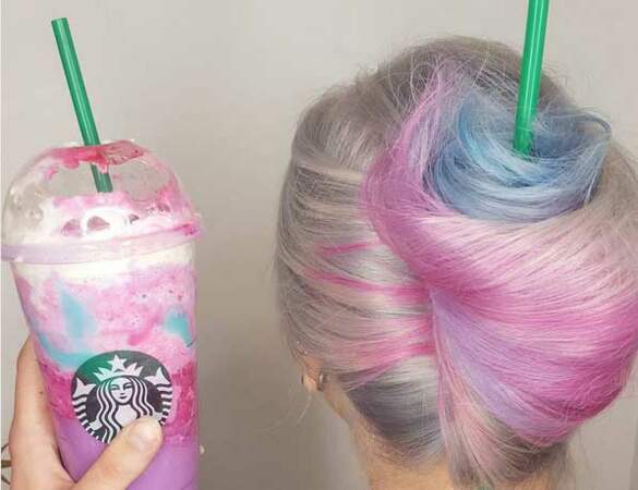 La coloration licorne Starbucks