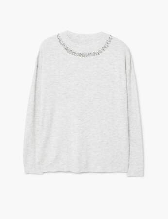 Le pull à strass