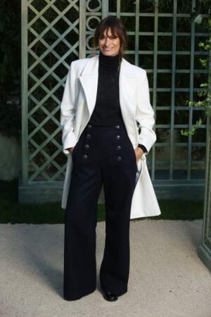 Caroline de Maigret au défilé Chanel de la Paris Fashion Week Haute Couture printemps été 2018