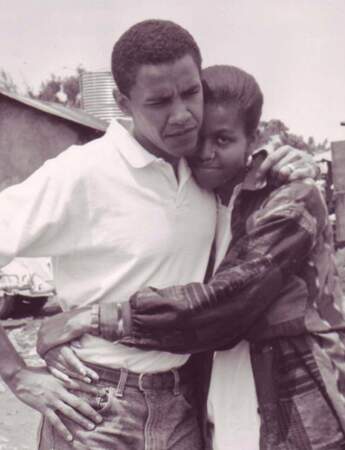 Barack Obama et celle qui à l'époque s'appelait Michelle Robinson...
