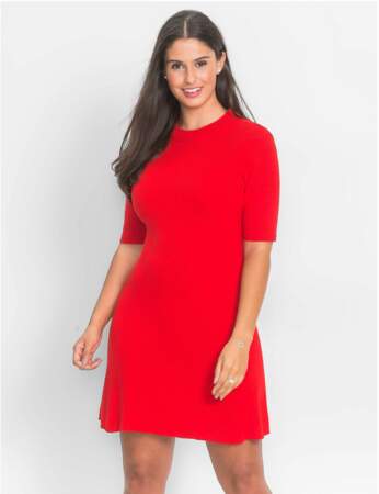 Mode ronde : robe rouge