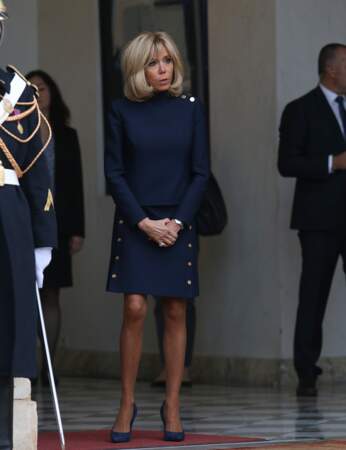 Brigitte Macron et Melania Trump se sont retrouvées à l'Elysée