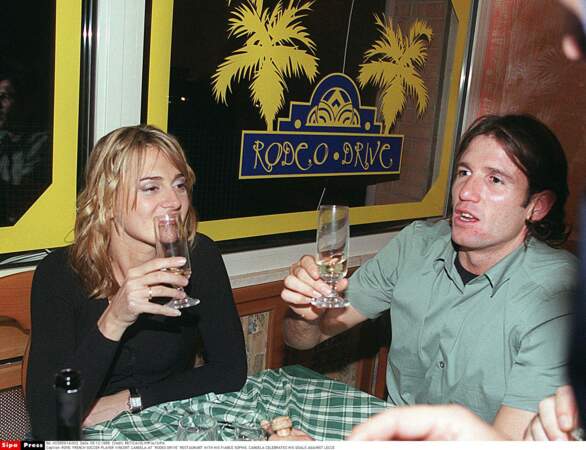 Vincent Candela et sa femme Sophie : 1999