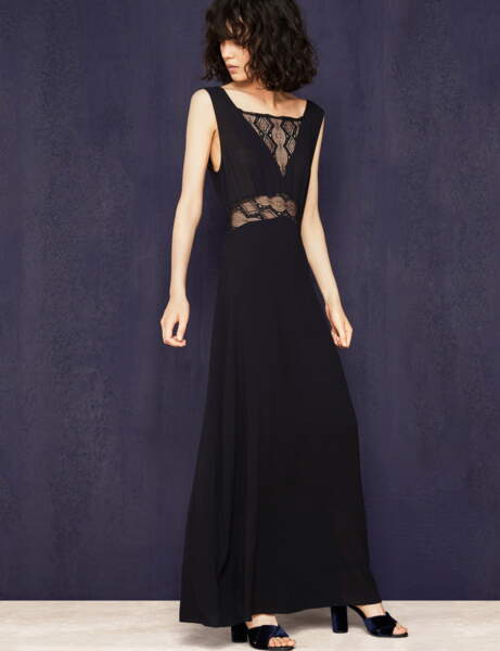 Robe Noire Topshop - Taille 10, Coupe Haute - Neuf Avec étiquettes - Ourle Asymétrique, En Polyester - Immaculée