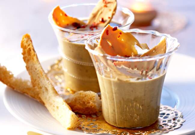 Crème de lentille au foie gras