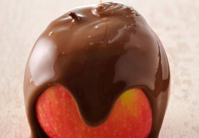 Pommes d’amour au chocolat