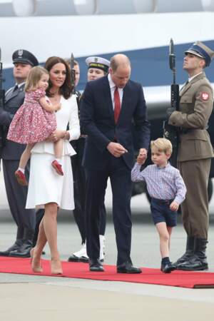 Kate Middleton, le prince William et leurs enfants, George et Charlotte 