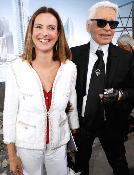 Karl Lagerfeld et Carole Bouquet