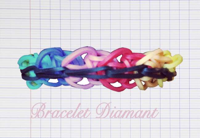 Le bracelet Diamant arc-en-ciel