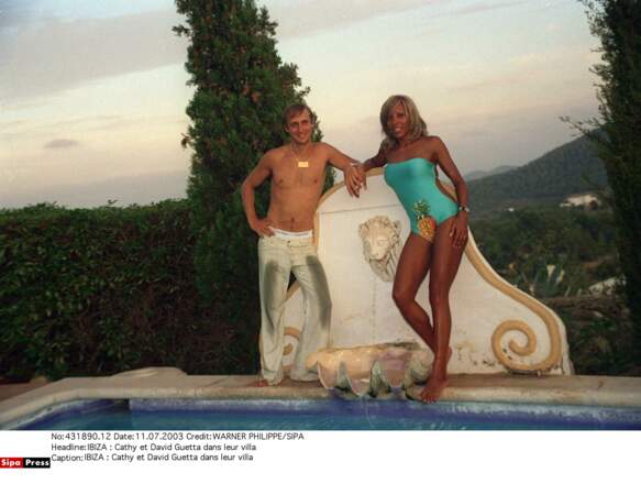 David et Cathy Guetta en 2003