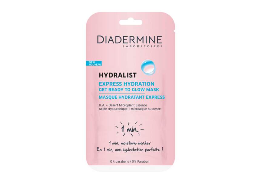Masque hydratant express, Hydralist, Diadermine