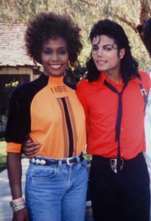 Whitney Houston et Michael Jackson