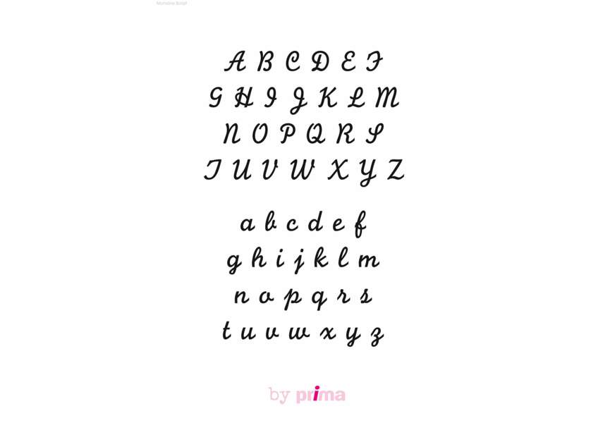 Alphabet à télécharger by Prima