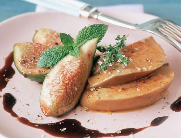 Foie gras de canard aux figues