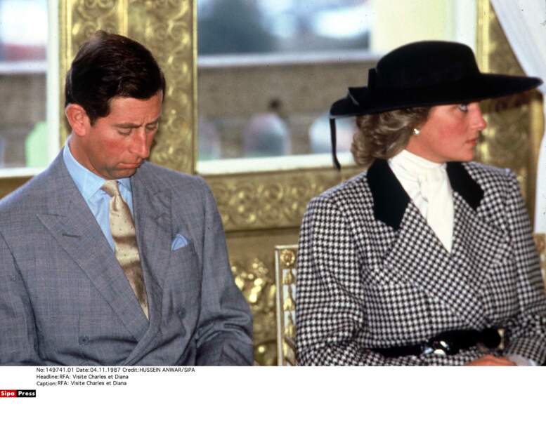 Le prince Charles et Lady Diana, 1987
