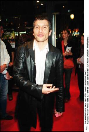 Nagui à la première du film "Le coeur des hommes" à Paris en 2003.