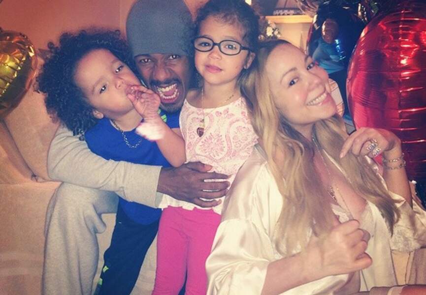 Mariah Carey et sa petite famille