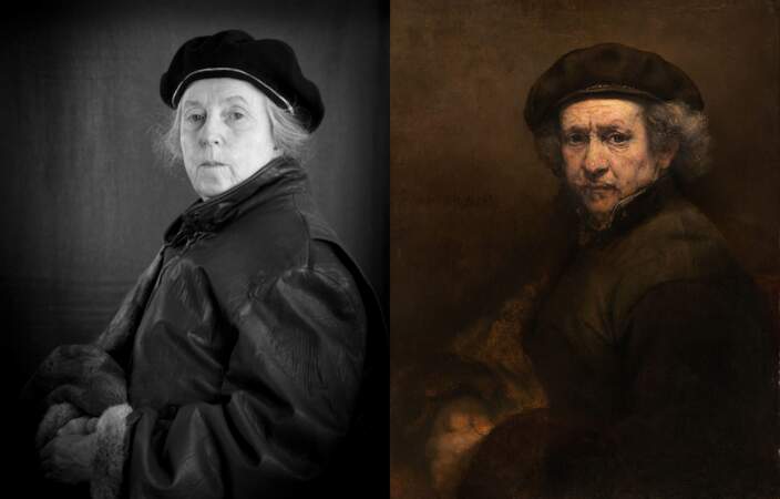 Autoportrait, de Rembrandt