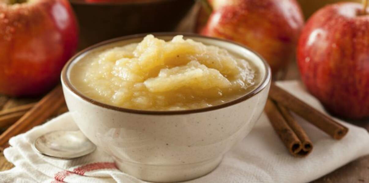 Compote pomme-banane-cannelle