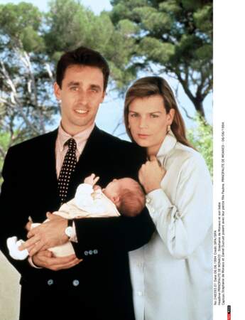 Stephanie de Monaco, Daniel Ducruet et la petite Pauline, 1994