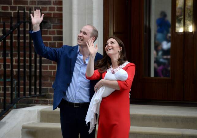 Le prince William, Kate Middleton et leur troisième enfant