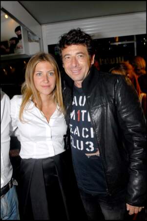 Patrick Bruel et Amanda Sthers au VIP Room à Saint-Tropez le 25 juillet 2007.