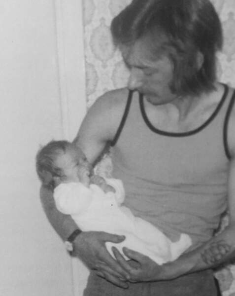 David Beckham et son père 
