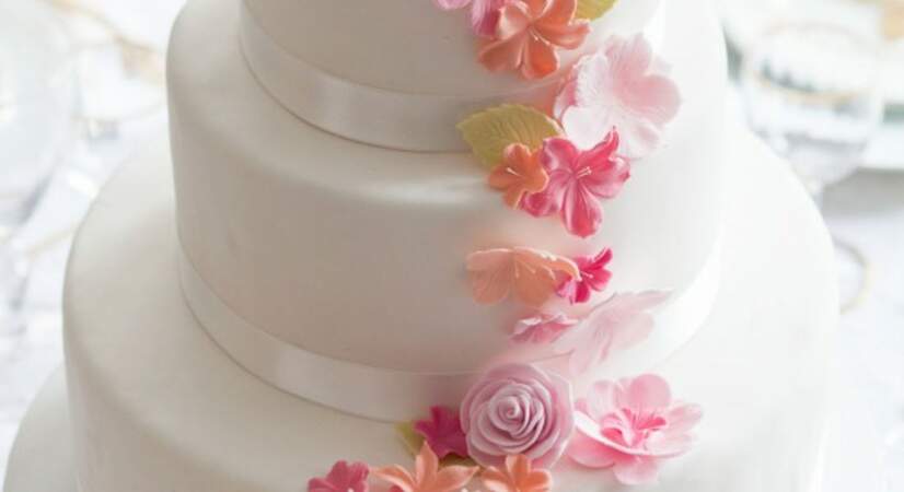 Un wedding cake fleuri