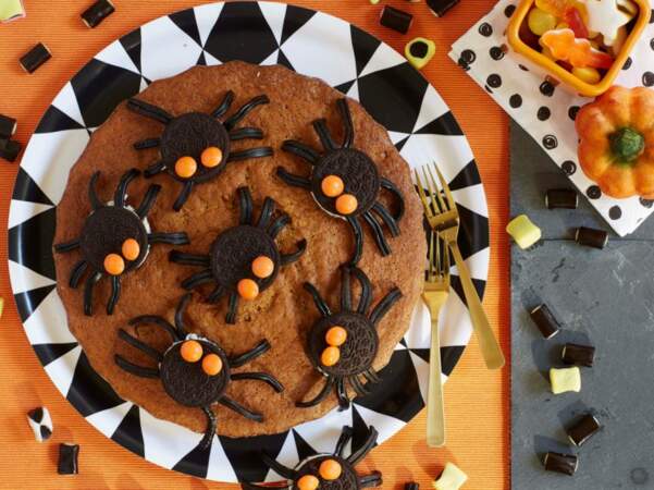 Un gâteau araignées pour Halloween, facile et rapide