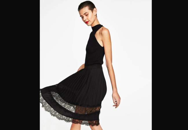 Nouveautés Zara : la jupe plissée