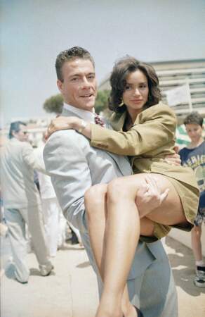 Jean-Claude Van Damme et sa femme Gladys Portugues : 1992
