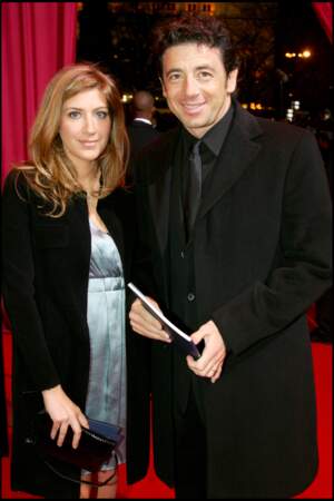 Patrick Bruel et Amanda Sthers à la 32ème cérémonie des Césars à Paris le 24 février 2007.