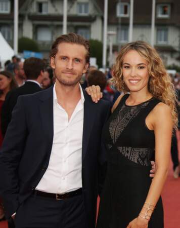 Philippe Lacheau et sa compagne Elodie Fontan au 42ème festival du cinéma américain de Deauville en septembre 2016.