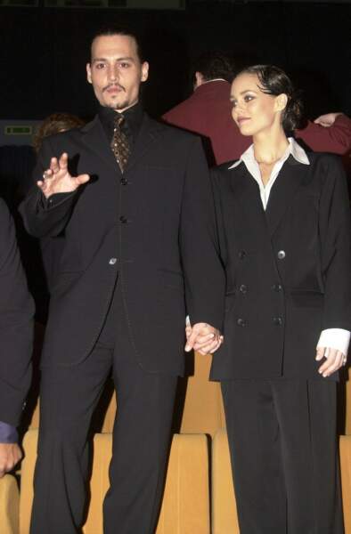 Johnny Depp et Vanessa Paradis, 2001