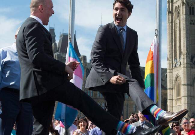 Justin Trudeau : ses chaussettes "gay friendly"