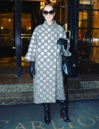 Look de star en hiver : Céline Dion en first lady