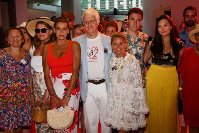 Stéphanie de Monaco, Camille Gottlieb, Louis Ducruet et Marie Chevallier pour les 15 ans de Fight Aids Monaco 