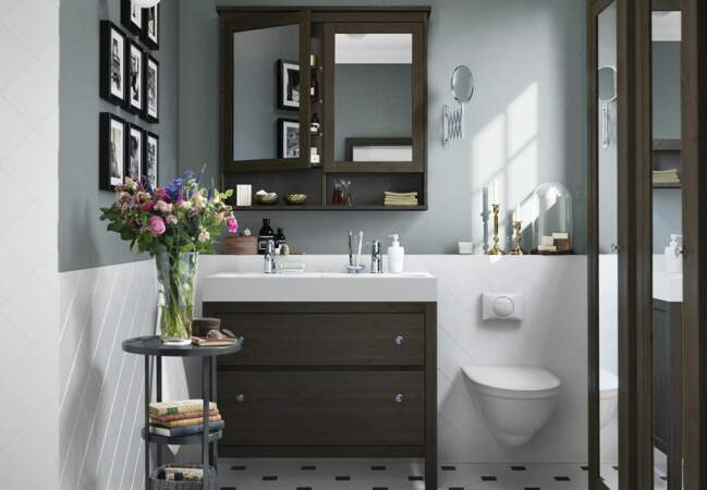 Tout pour une salle de bains Ikea : le meuble classique