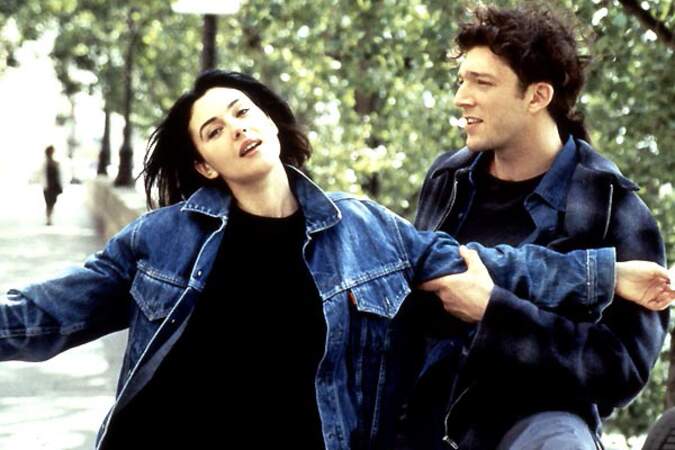 Rencontre de Monica Bellucci et de Vincent Cassel sur le tournage de "L'appartement" en 1996...