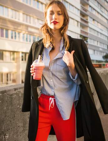 Rayures : le look mix and match