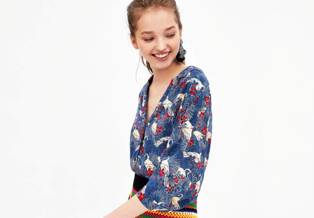 Nouveautés Zara : la chemise imprimée